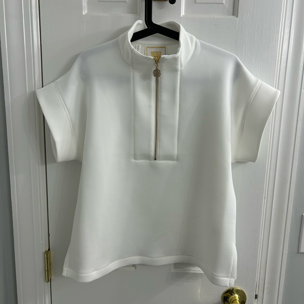 NWT Emily McCarthy white popover